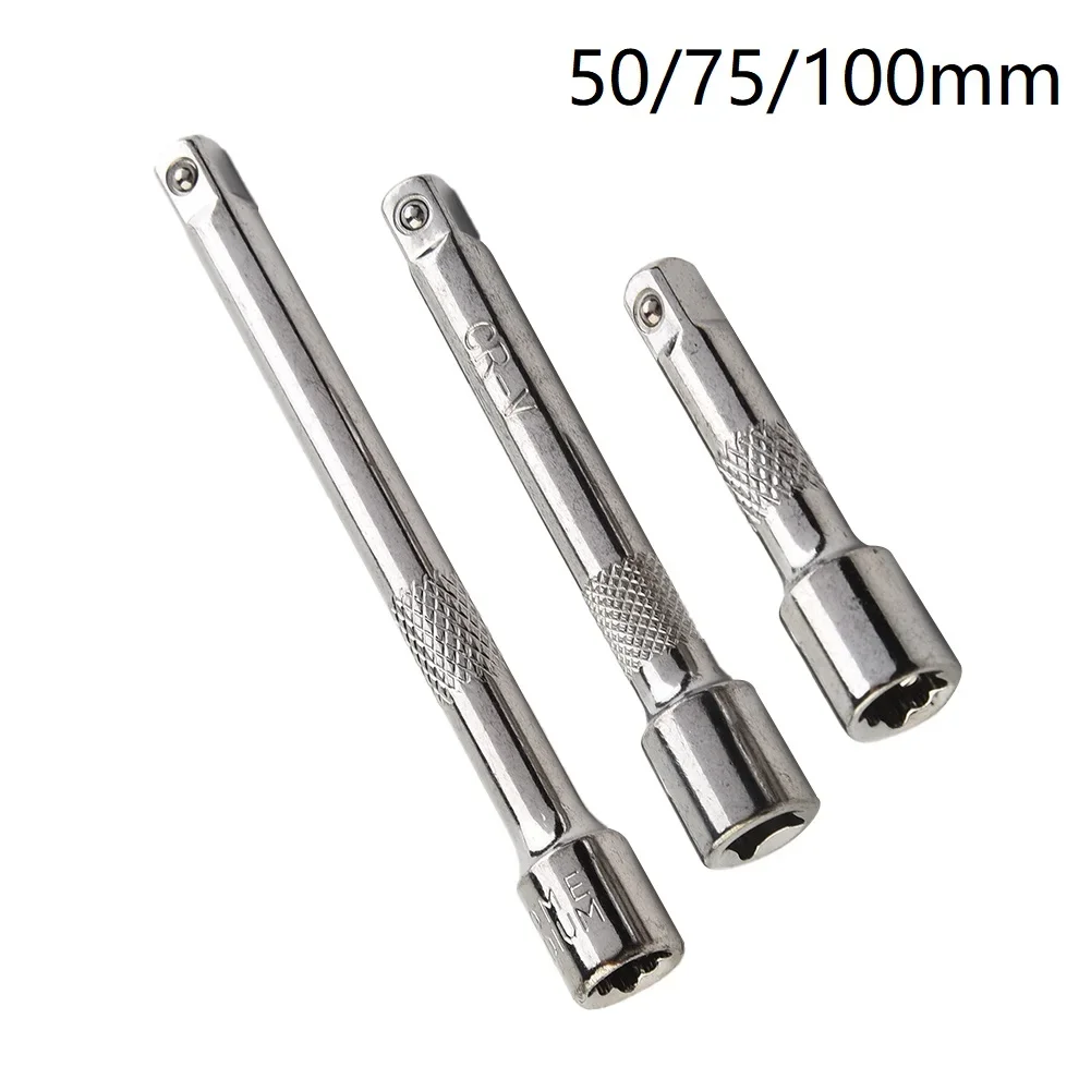 Sleeve Wrench Extender Bar Silver Sliding Rod Small Square Rod Wrench 1/4 Inch 1Pc Chromed Steel Ratchet Socket
Sleeve Wrench Extender Bar Silver Sliding Rod Small Square Rod Wrench 1/4 Inch 1Pc Chromed Steel Ratchet Socket