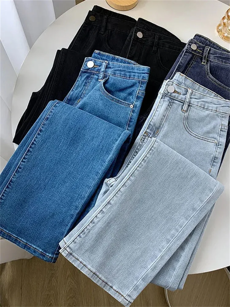 2025 Fashion Stretch Jeans Women's High-waist Straight Pants Spring Autumn Vintage Denim Casual Trousers Lady Ankle-length Jeans
2025 Fashion Stretch Jeans Women's High-waist Straight Pants Spring Autumn Vintage Denim Casual Trousers Lady Ankle-length Jeans