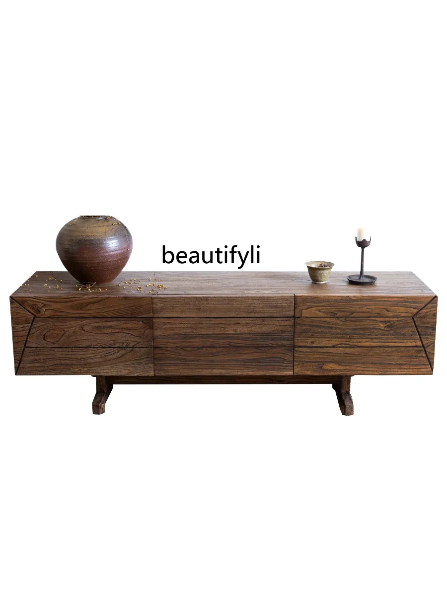 V TV Cabinet B & B Designer Living Room Solid Wood Locker Side Cabinet Bedroom Retro Log Wall Cabinet
V TV Cabinet B & B Designer Living Room Solid Wood Locker Side Cabinet Bedroom Retro Log Wall Cabinet