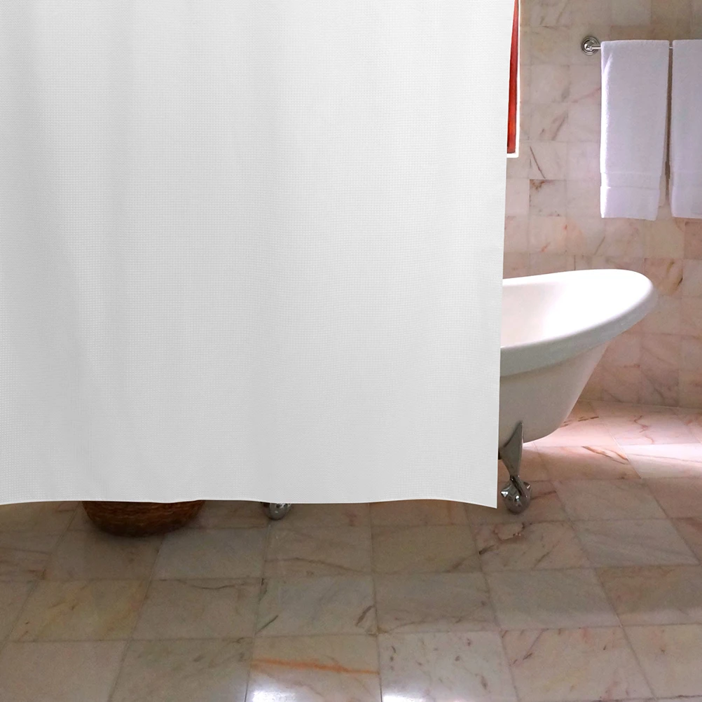 Waterproof Solid Color Shower Decorative Bathroom Curtain With Hooks One Piece Bath Curtain Plain Shower Curtains Practical
Waterproof Solid Color Shower Decorative Bathroom Curtain With Hooks One Piece Bath Curtain Plain Shower Curtains Practical