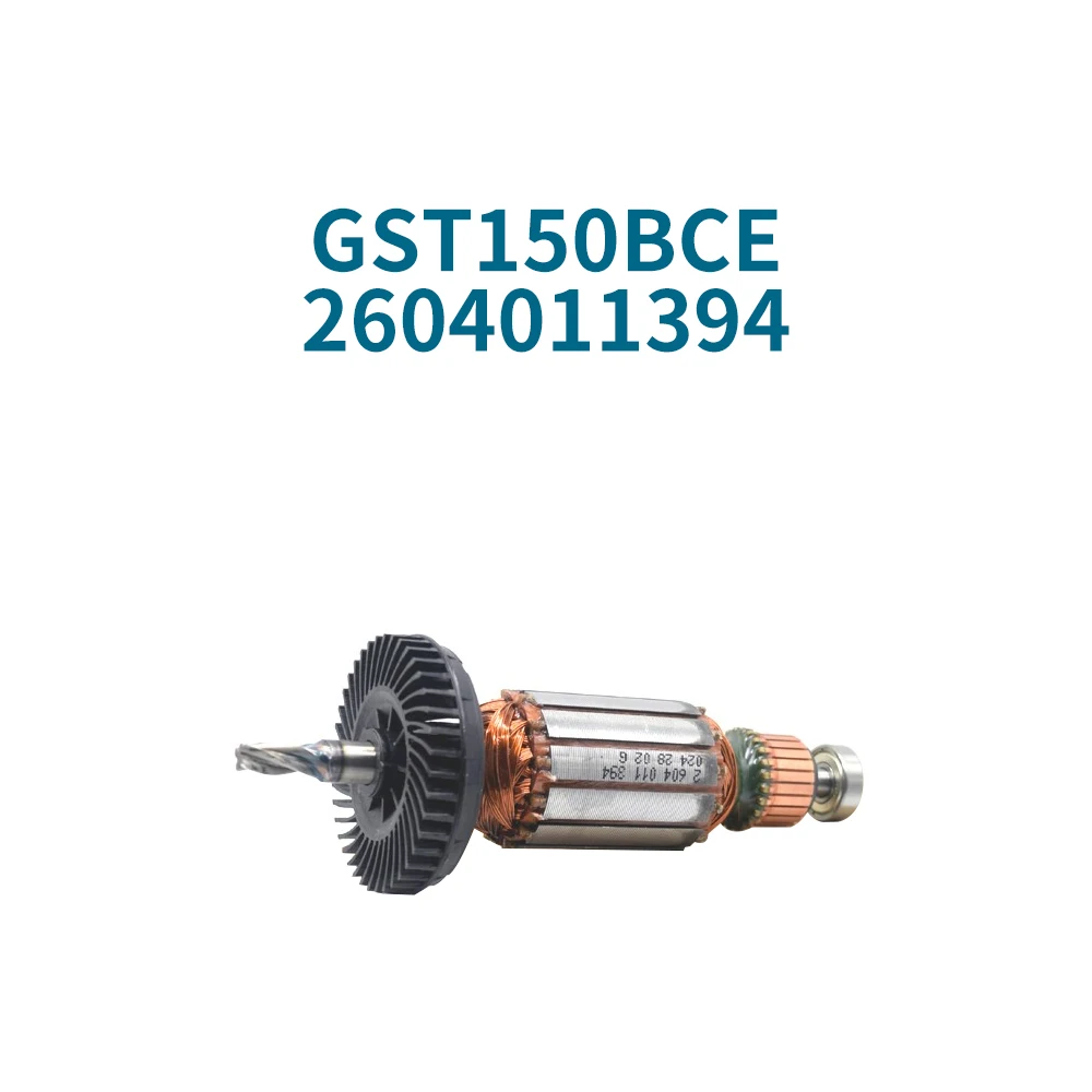 Armature for Bosch GST150BCE 2604011394 rotary jigsaw power tool spare part replacement
Armature for Bosch GST150BCE 2604011394 rotary jigsaw power tool spare part replacement