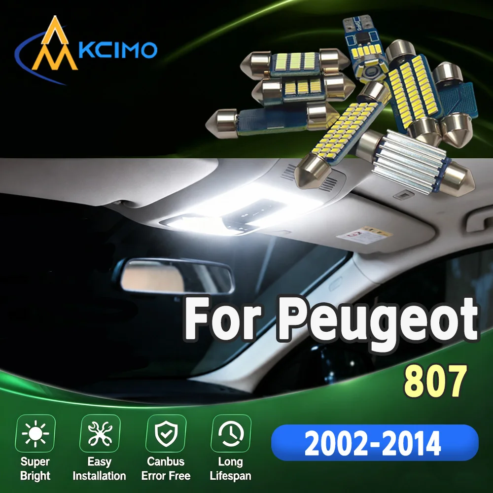 For Peugeot 807 2002-2014 Vehicle Specific Canbus LED Interior Reading Map Light Bulbs Easy Install Indoor Lamp Accessories
For Peugeot 807 2002-2014 Vehicle Specific Canbus LED Interior Reading Map Light Bulbs Easy Install Indoor Lamp Accessories