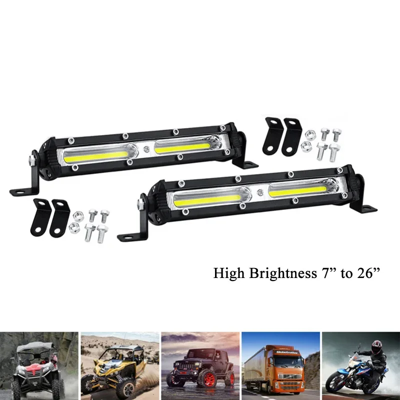 2025Ultra-thin Small Single-row 7-inch COB 18W Car Work Light Is Suitable for Off-road Vehicles/SUV/truck Signal Lights
2025Ultra-thin Small Single-row 7-inch COB 18W Car Work Light Is Suitable for Off-road Vehicles/SUV/truck Signal Lights