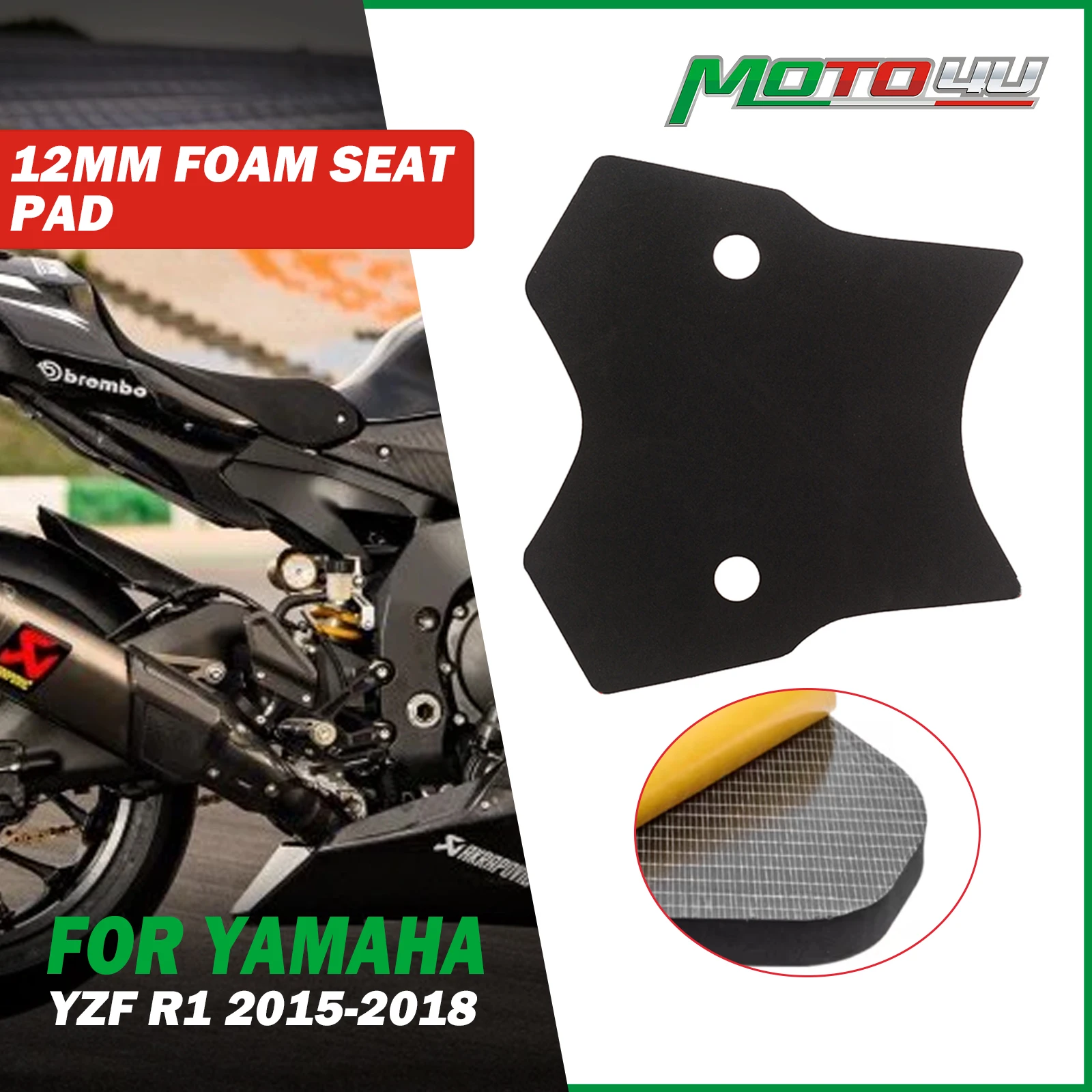 For YAMAHA YZF-R1 R1 2015 2016 2017 2018 Motorcycle 12MM Race Foam Seat Pad Racing Seat Pad Adhesive Customize Accessories
For YAMAHA YZF-R1 R1 2015 2016 2017 2018 Motorcycle 12MM Race Foam Seat Pad Racing Seat Pad Adhesive Customize Accessories