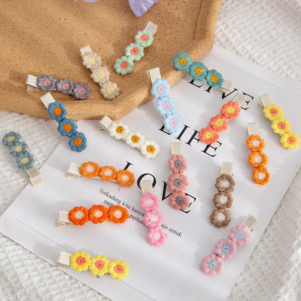 48 PCS/Lot, Triple Flowers Hair Clips, Handmade Cotton Flower Hairpins, Kids Girls Hair Accessories
48 PCS/Lot, Triple Flowers Hair Clips, Handmade Cotton Flower Hairpins, Kids Girls Hair Accessories
