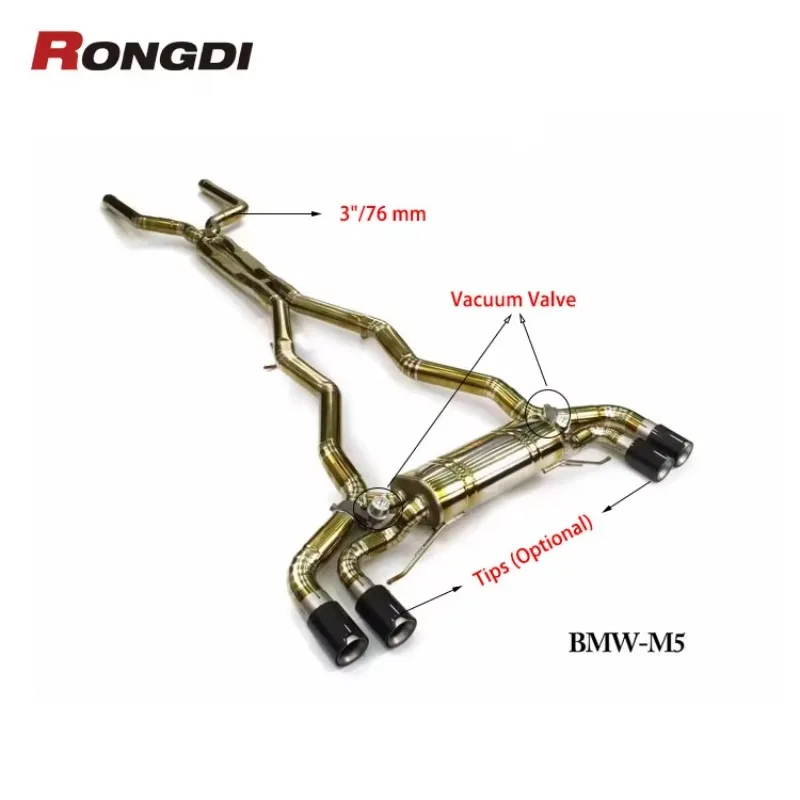 Modification Valvetronic Mufflers Catback Exhaust for M5 F90 G90 M8 F92 M850i 2018-2023 Exhaust Pipe Titanium Exhaust Pipe
Modification Valvetronic Mufflers Catback Exhaust for M5 F90 G90 M8 F92 M850i 2018-2023 Exhaust Pipe Titanium Exhaust Pipe