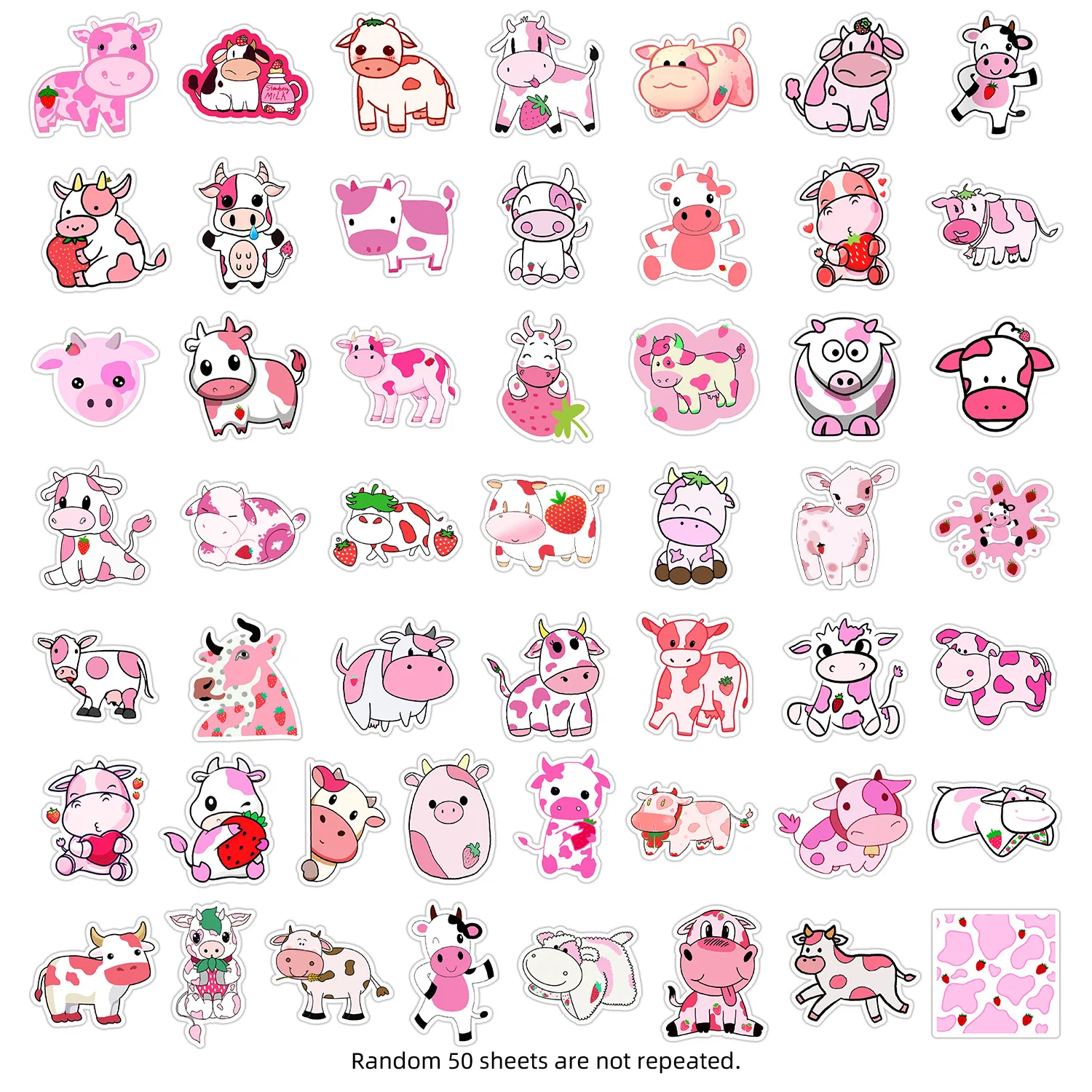 10/50PCS Pink Cow Graffiti Stickers Funny Meme Creative Decorative Decal Kids Toy Gifts for Water Cup Luggage Guitar Laptop
10/50PCS Pink Cow Graffiti Stickers Funny Meme Creative Decorative Decal Kids Toy Gifts for Water Cup Luggage Guitar Laptop