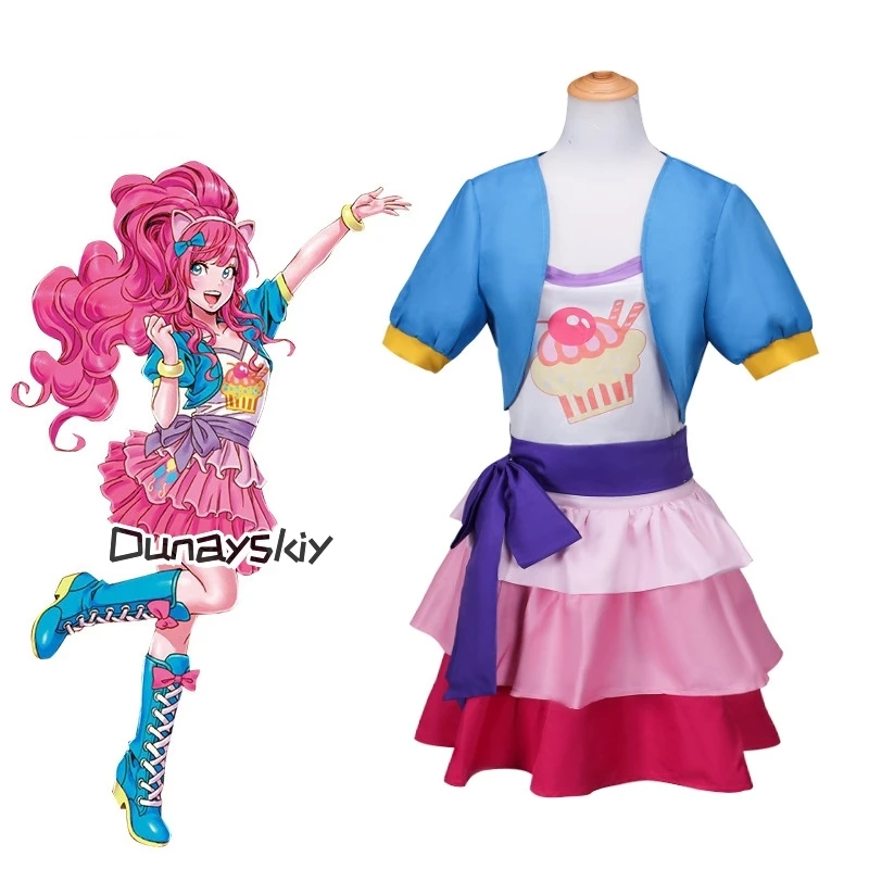 CosplayLittle Ponyyy Pinkie Pie Cosplay Costume Human Female Pink Dress for Girl Wig Suit Halloween Carnival Costumes Prop Kids
CosplayLittle Ponyyy Pinkie Pie Cosplay Costume Human Female Pink Dress for Girl Wig Suit Halloween Carnival Costumes Prop Kids