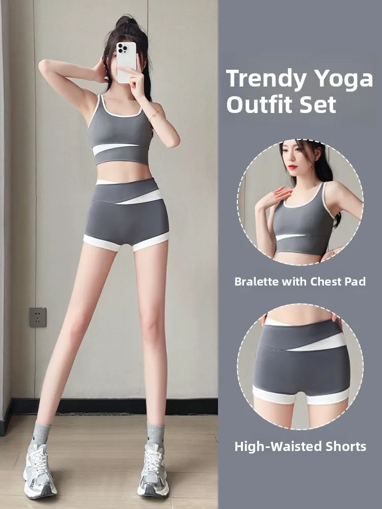 Women's Summer Yoga Sportswear Set Qui Dry Gym Fitn Pilates High Waist orts Tank Top Vest Breathable Sportswear
Women's Summer Yoga Sportswear Set Qui Dry Gym Fitn Pilates High Waist orts Tank Top Vest Breathable Sportswear