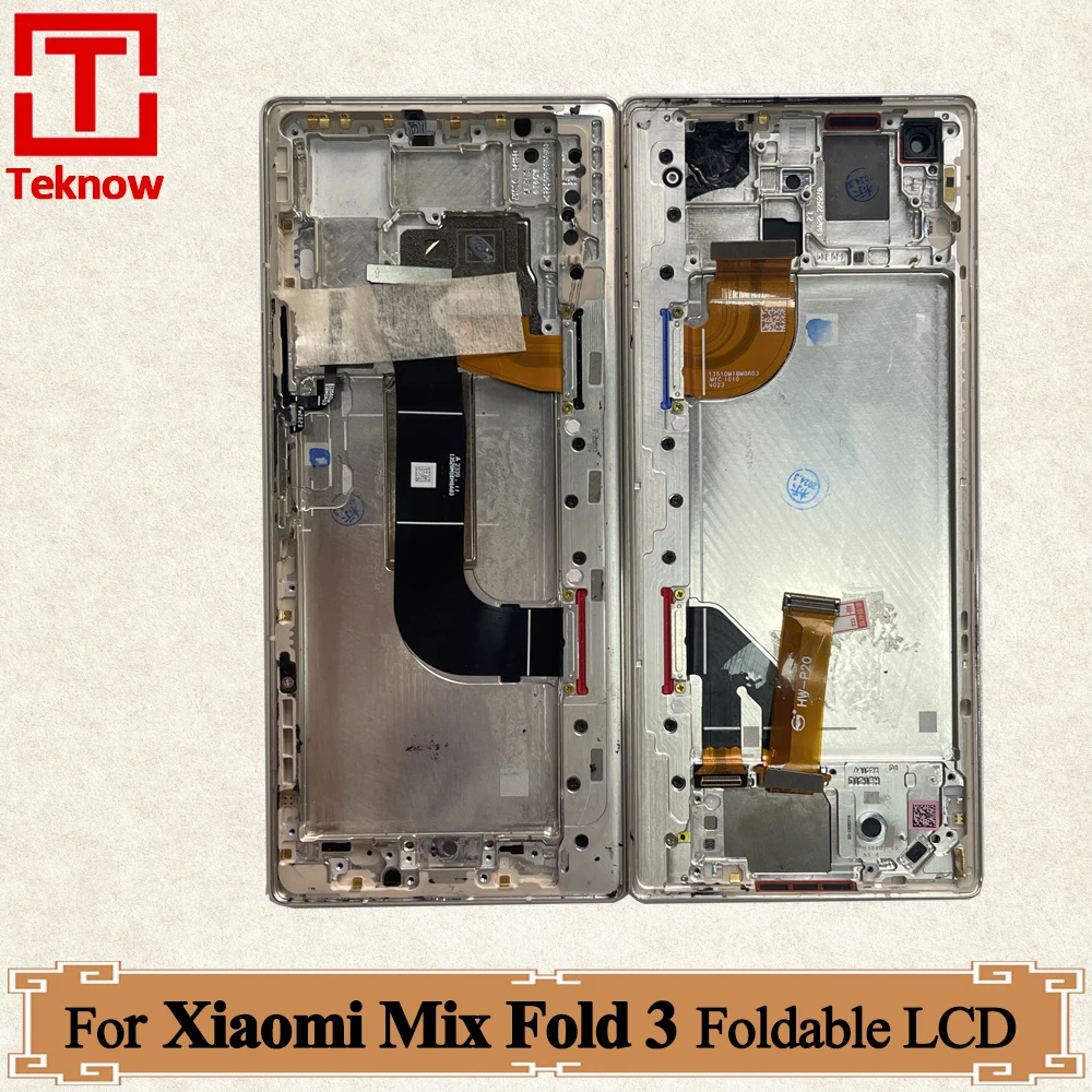 ANOLED 8.03 ''Display For Xiaomi Mix Fold 3 Foldable LCD Touch Panel Screen Digitizer Replace For Xiaomi Mix Fold 3 Main Screen
ANOLED 8.03 ''Display For Xiaomi Mix Fold 3 Foldable LCD Touch Panel Screen Digitizer Replace For Xiaomi Mix Fold 3 Main Screen