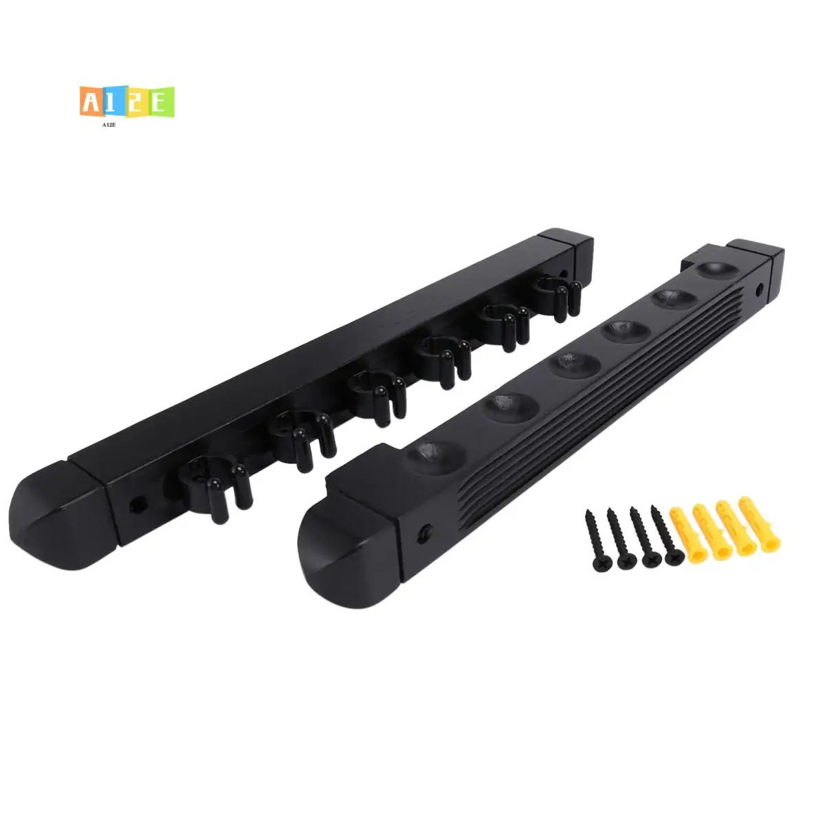 A12E-Wall Mounted Hardwood Billiard Cue Rack Pool Cue Rack 6 Clips Billiard Holder Bracket Accessories
A12E-Wall Mounted Hardwood Billiard Cue Rack Pool Cue Rack 6 Clips Billiard Holder Bracket Accessories