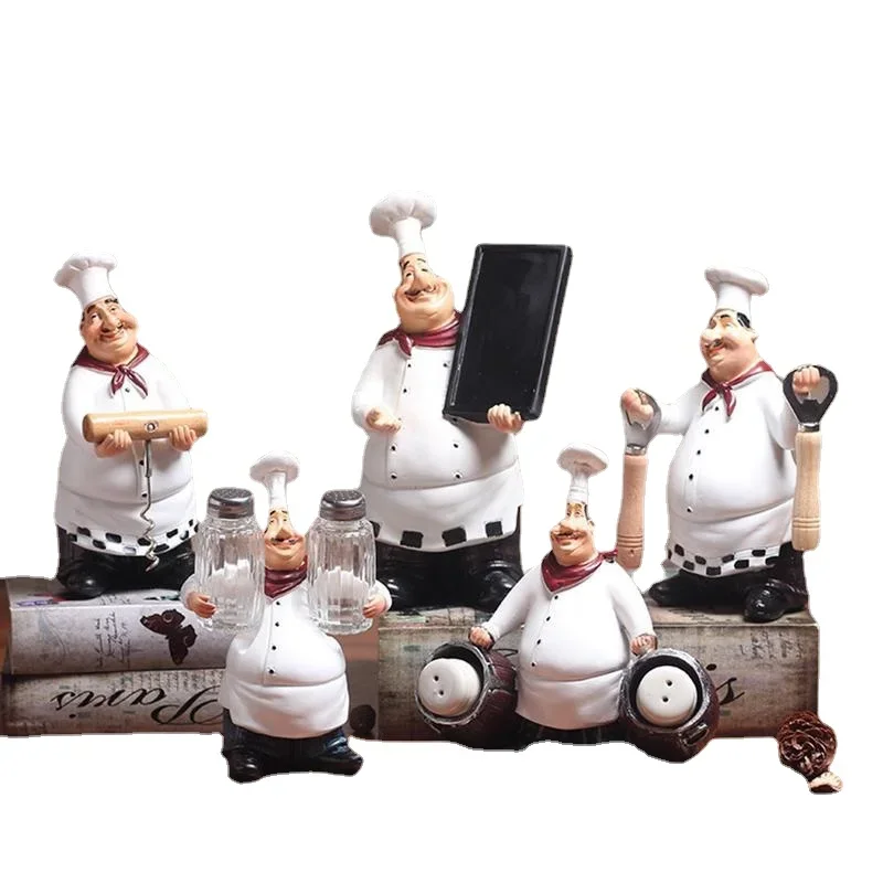 1pc Retro Chef Model Ornament Resin Crafts Mini Chef Figurines White Top Hat Cooking Home Decor
1pc Retro Chef Model Ornament Resin Crafts Mini Chef Figurines White Top Hat Cooking Home Decor