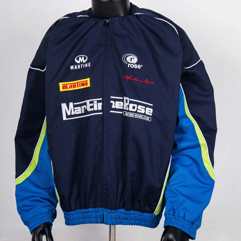 Splice Color Embroidery Label Martine Rose Racing Zipper Jacket Winter Men Women Patchwork High Quality Loose Casual Jacket Coat
Splice Color Embroidery Label Martine Rose Racing Zipper Jacket Winter Men Women Patchwork High Quality Loose Casual Jacket Coat