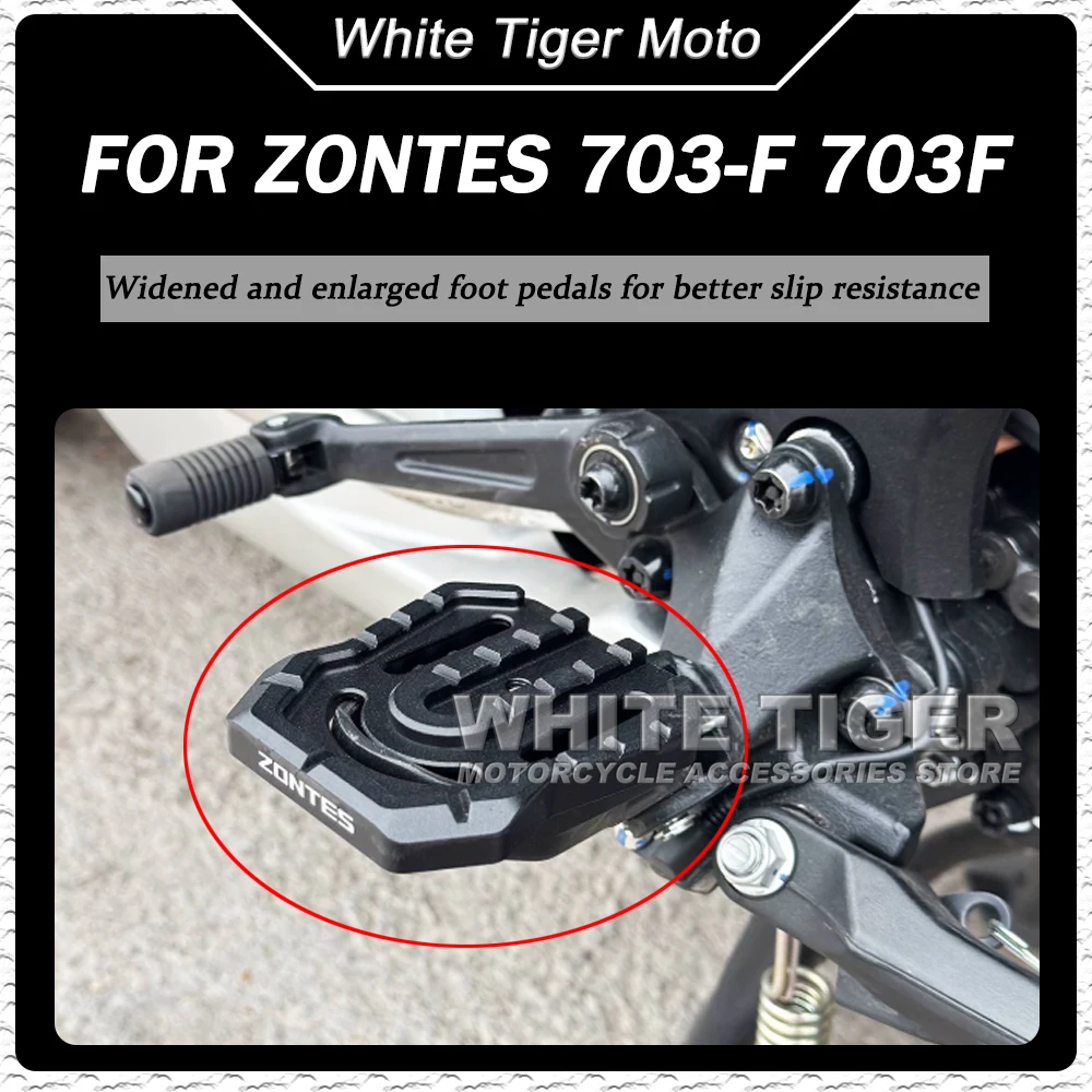 For ZONTES 703F 703-F 703 F Pedals Widened and Enlarged Non-slip Front Left and Right Pedals Three-cylinder ADV Pedals
For ZONTES 703F 703-F 703 F Pedals Widened and Enlarged Non-slip Front Left and Right Pedals Three-cylinder ADV Pedals