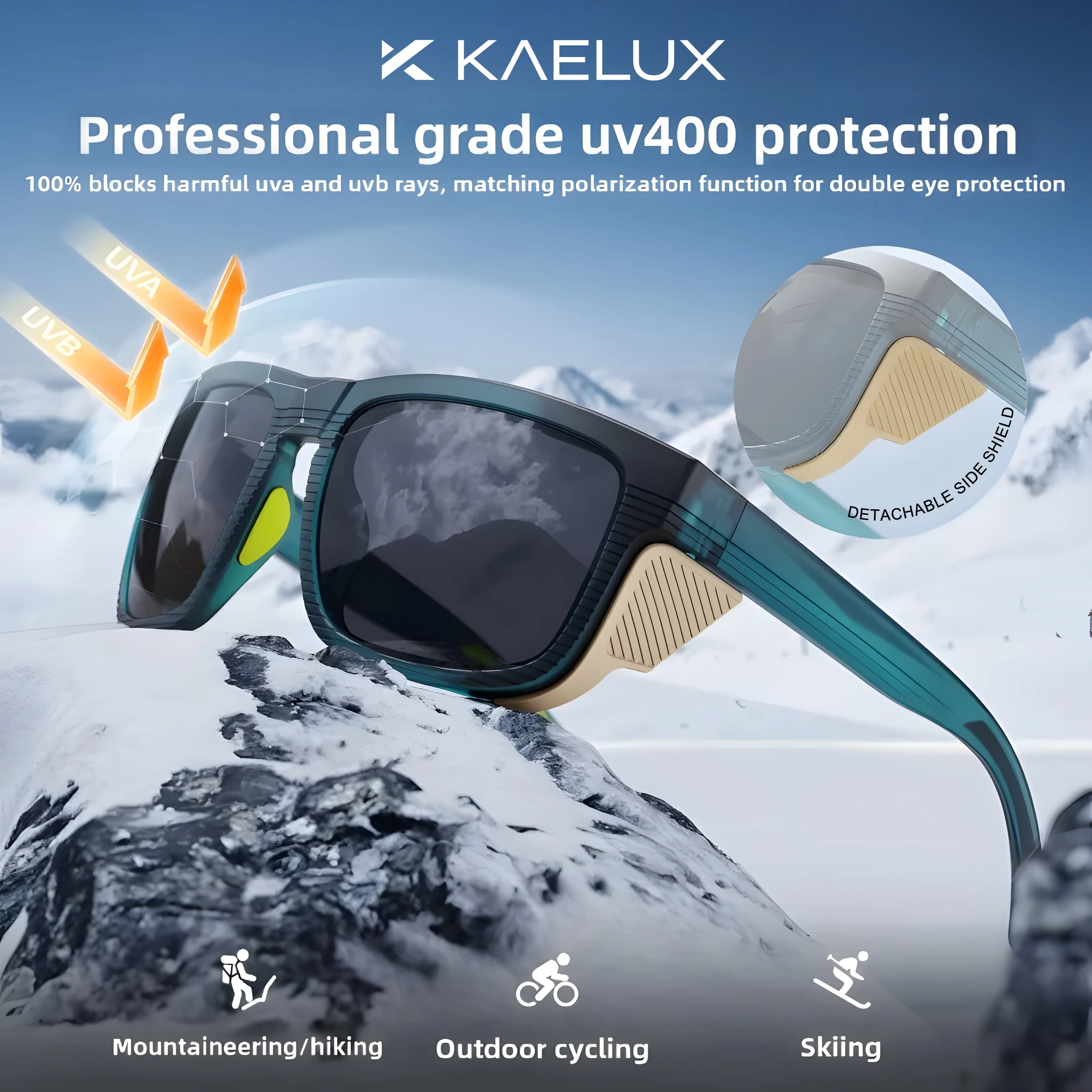 KAELUX Professional Climbing Sunglasses UV400 Side Shield Men Women TR90 Polarized Anti-fog Outdoor Sport MTB Road Bike Glasses
KAELUX Professional Climbing Sunglasses UV400 Side Shield Men Women TR90 Polarized Anti-fog Outdoor Sport MTB Road Bike Glasses