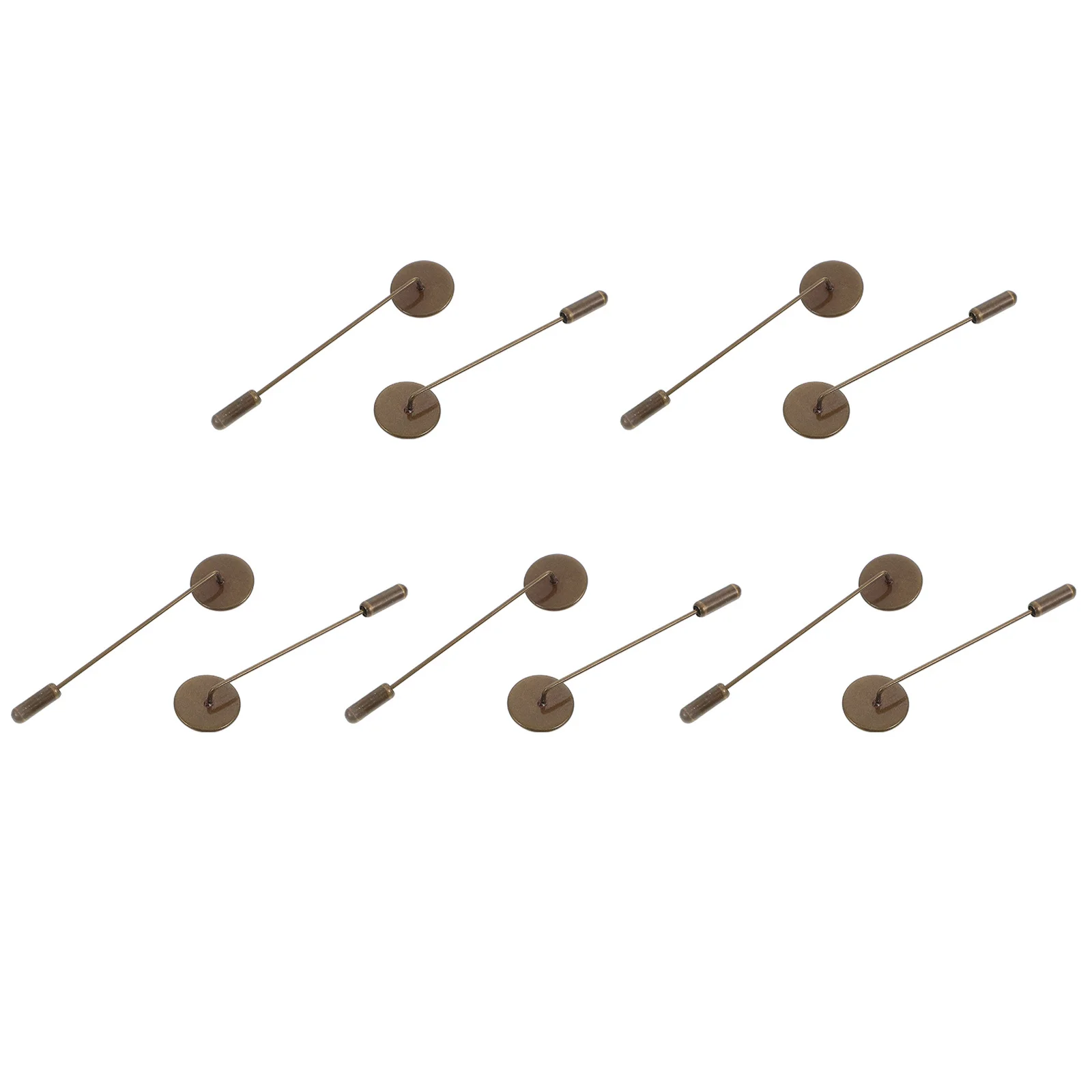10Pcs Chest Pin Tray Round Alloy Base for DIY Brooch Making Craft - Blank Lapel Pin Stick Safety Back Clothing Accessory
10Pcs Chest Pin Tray Round Alloy Base for DIY Brooch Making Craft - Blank Lapel Pin Stick Safety Back Clothing Accessory