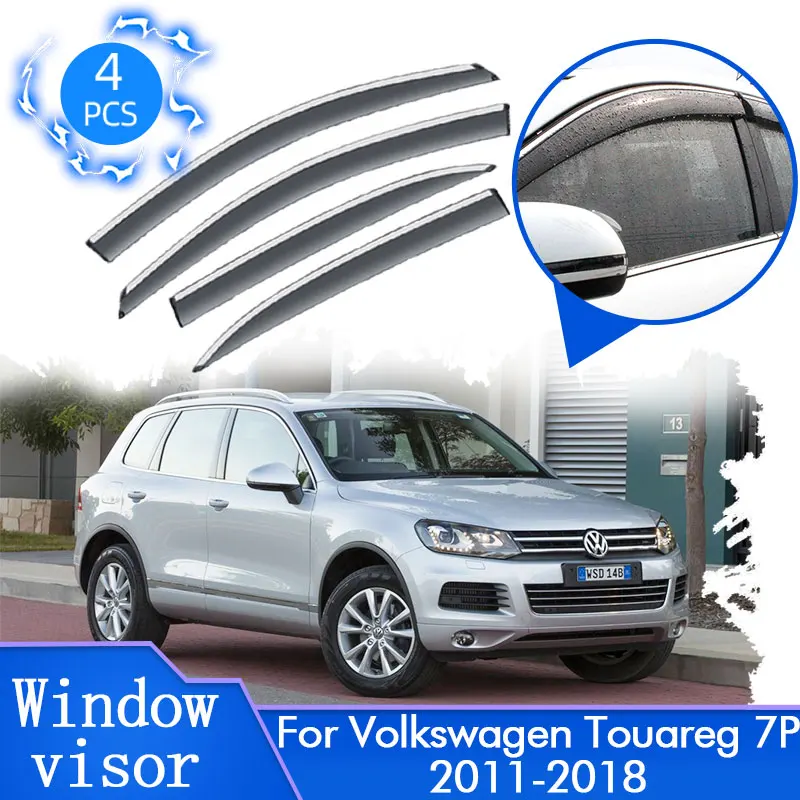 4pcs For VW Volkswagen Touareg 7P MK2 2011~2018 Door Vent Rain Window Visor Deflector Guards Cover Windshield Car Accessories
4pcs For VW Volkswagen Touareg 7P MK2 2011~2018 Door Vent Rain Window Visor Deflector Guards Cover Windshield Car Accessories