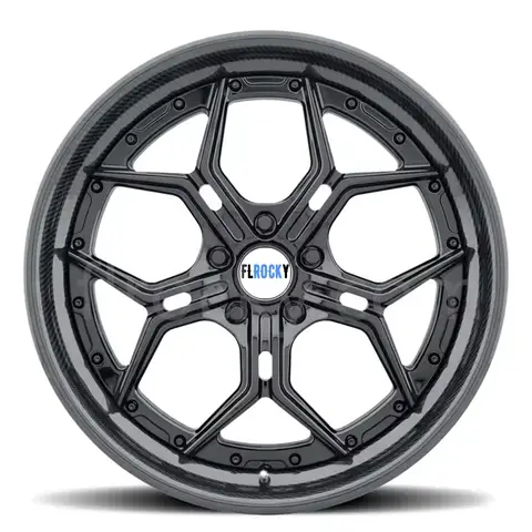 Flrocky Carbon Fiber Alloy Wheel With Full Carbon Barrel 18 19 20 21 Inch Carbon Fiber Wheel Rims