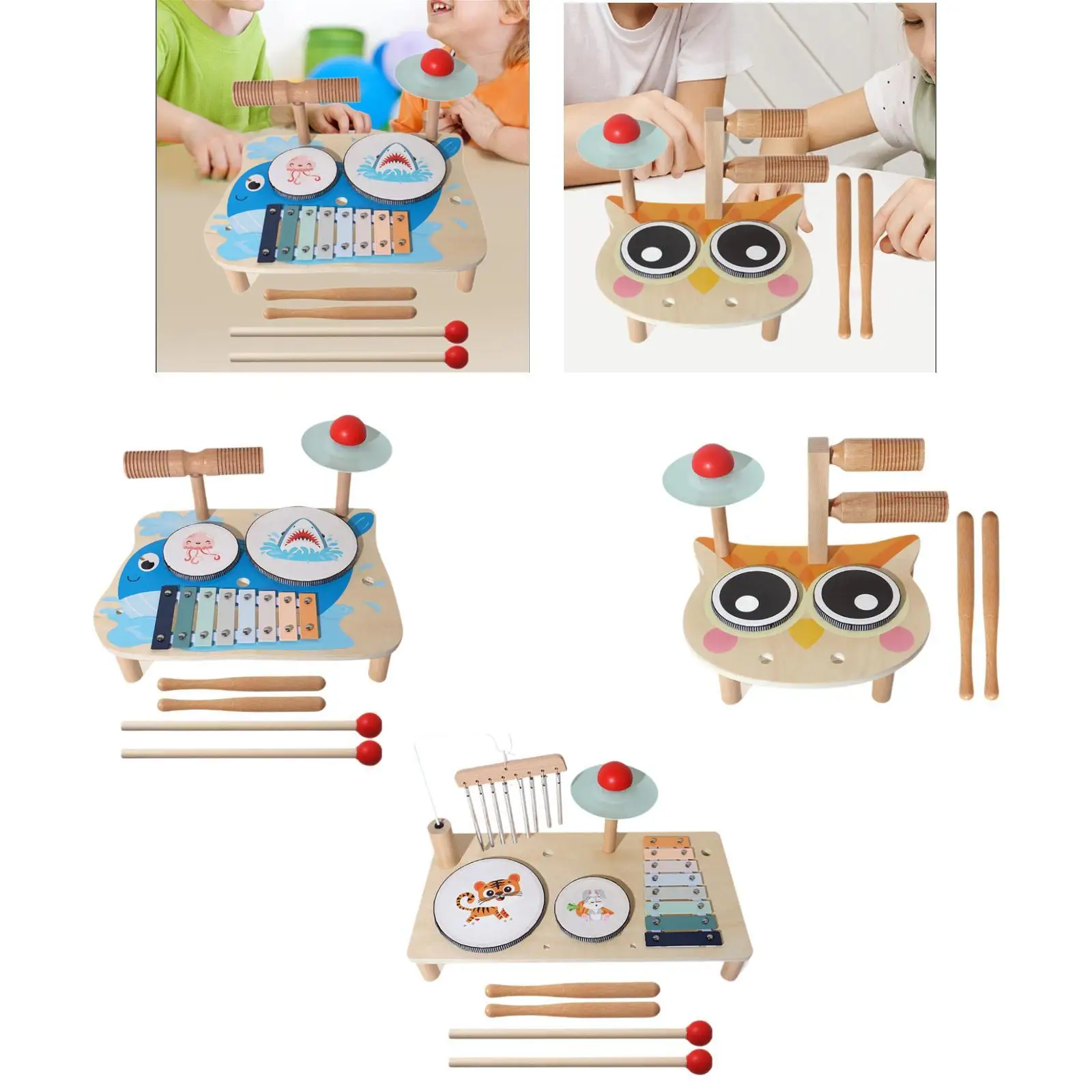 Baby Music Drum Toy Educational Toy Hand Eye Coordination Kids Percussion Instrument Wooden Music Instrument for Children
Baby Music Drum Toy Educational Toy Hand Eye Coordination Kids Percussion Instrument Wooden Music Instrument for Children
