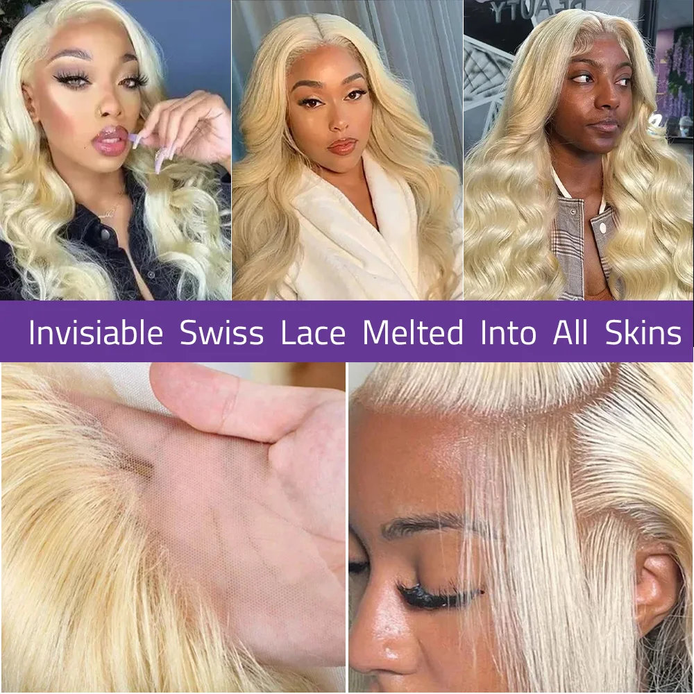200% Density 613 HD Lace Frontal 13x6 Transparent Colored Body Wave Human Hair Wig 13x4 Blonde Pre Plucked Brazilian Lace Front Wigs 36 46 Inch
200% Density 613 HD Lace Frontal 13x6 Transparent Colored Body Wave Human Hair Wig 13x4 Blonde Pre Plucked Brazilian Lace Front Wigs 36 46 Inch