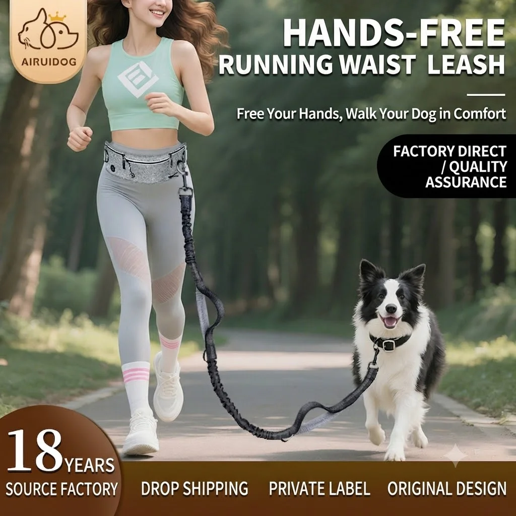 Reflective Retractable Dog Leash Anti Pull Running Pet Lead with Waist Pack Nylon Multi Functional for Dog Outdoor Running
Reflective Retractable Dog Leash Anti Pull Running Pet Lead with Waist Pack Nylon Multi Functional for Dog Outdoor Running