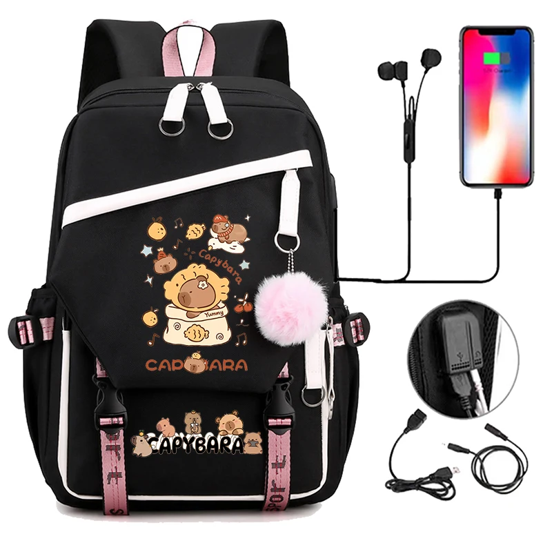 Stylish Backpack Capybara Meme Student Backpack Back To School Anime Backpacks USB Charging Port College Bookbag Travel Bagpack
Stylish Backpack Capybara Meme Student Backpack Back To School Anime Backpacks USB Charging Port College Bookbag Travel Bagpack