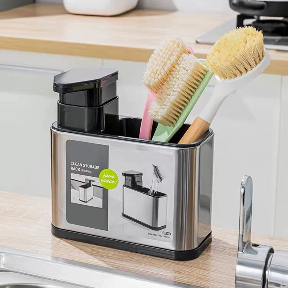 Dishwashing Area 18cm * 12.8cm * 18.8cm Sponge Holder 3-in-1 Kitchen Tool Easy To Clean Hygienic Kitchen Accessory
Dishwashing Area 18cm * 12.8cm * 18.8cm Sponge Holder 3-in-1 Kitchen Tool Easy To Clean Hygienic Kitchen Accessory