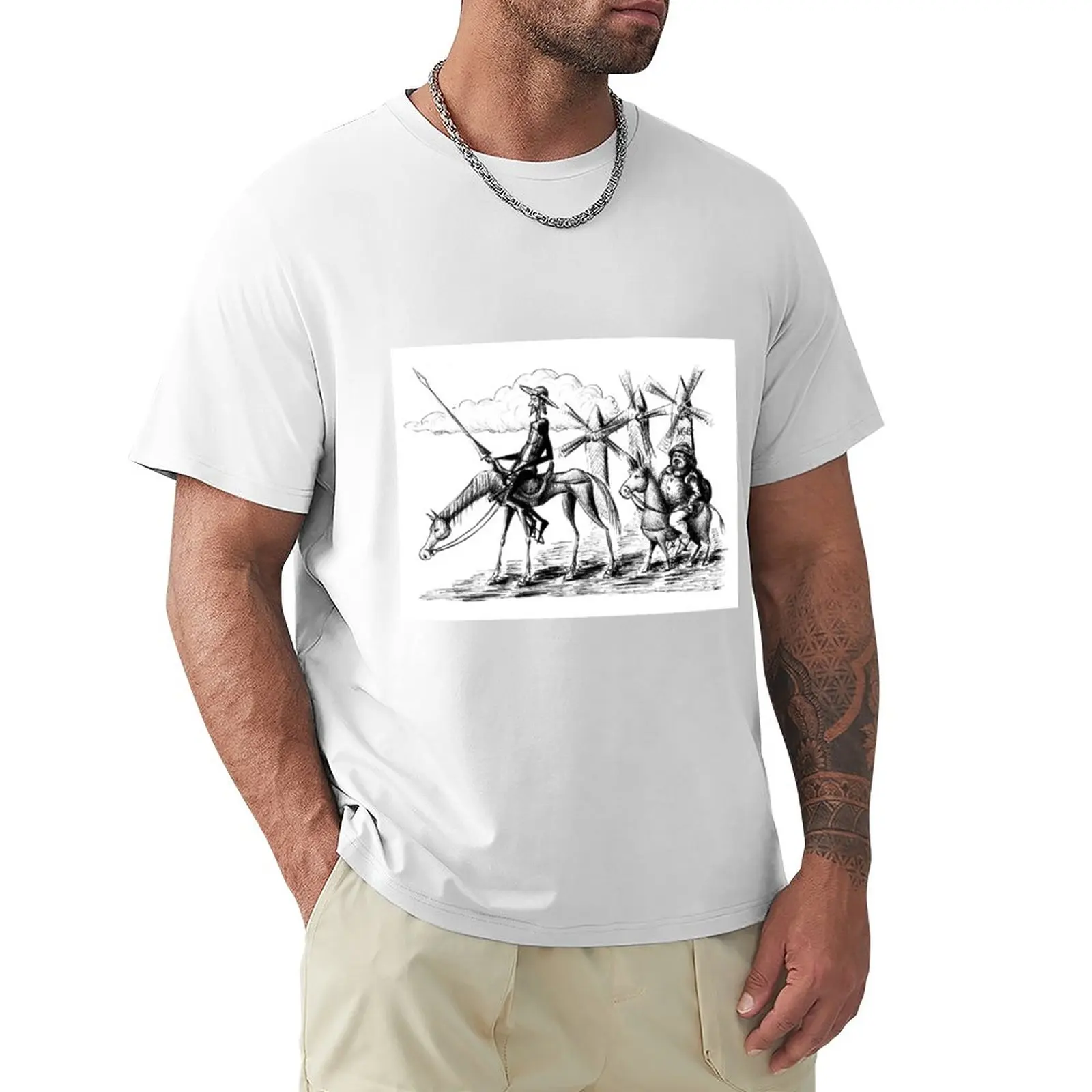 Don Quixote and Sancho Panza ink drawing T-Shirt cute tops cute clothes vintage men clothes
Don Quixote and Sancho Panza ink drawing T-Shirt cute tops cute clothes vintage men clothes