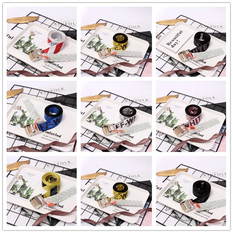 Fashion yellow belt WHITE industrial style canvas embroidery belt tide waist belt decoration for men and women
Fashion yellow belt WHITE industrial style canvas embroidery belt tide waist belt decoration for men and women