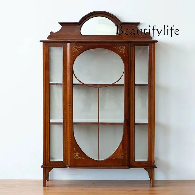 European retro solid wood carving old home display cabinet neoclassical medieval carving hand-painted dining side wine cabinet
European retro solid wood carving old home display cabinet neoclassical medieval carving hand-painted dining side wine cabinet
