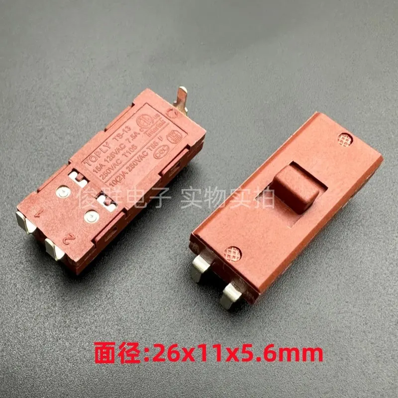 10pcs/ TS-13 vertical 3-foot 2-speed toggle switch hair dryer power sliding switch hair curler switch 10A
10pcs/ TS-13 vertical 3-foot 2-speed toggle switch hair dryer power sliding switch hair curler switch 10A