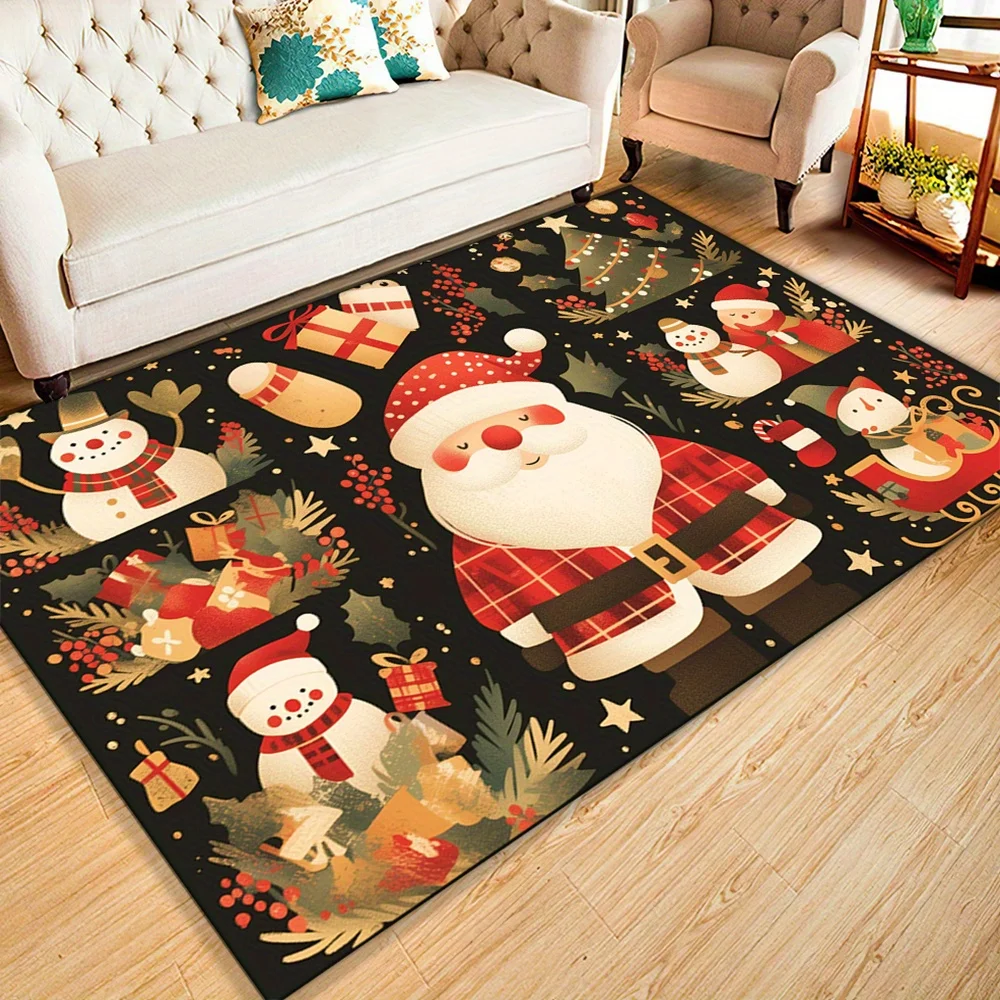 Santa Claus Printed Area Rug, Home Decoration for Living Room, Bedroom, Balcony, Comfortable and Non-Slip Doormat,
Santa Claus Printed Area Rug, Home Decoration for Living Room, Bedroom, Balcony, Comfortable and Non-Slip Doormat,