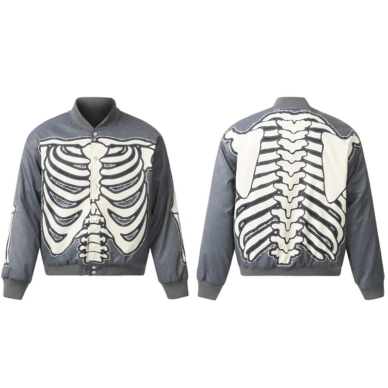 Loose Hip Hop Patch Embroidery Pattern Saint Baseball Jacket Autumn Winter Oversized Man Woman Retro Best Quality Thickened Coat
Loose Hip Hop Patch Embroidery Pattern Saint Baseball Jacket Autumn Winter Oversized Man Woman Retro Best Quality Thickened Coat