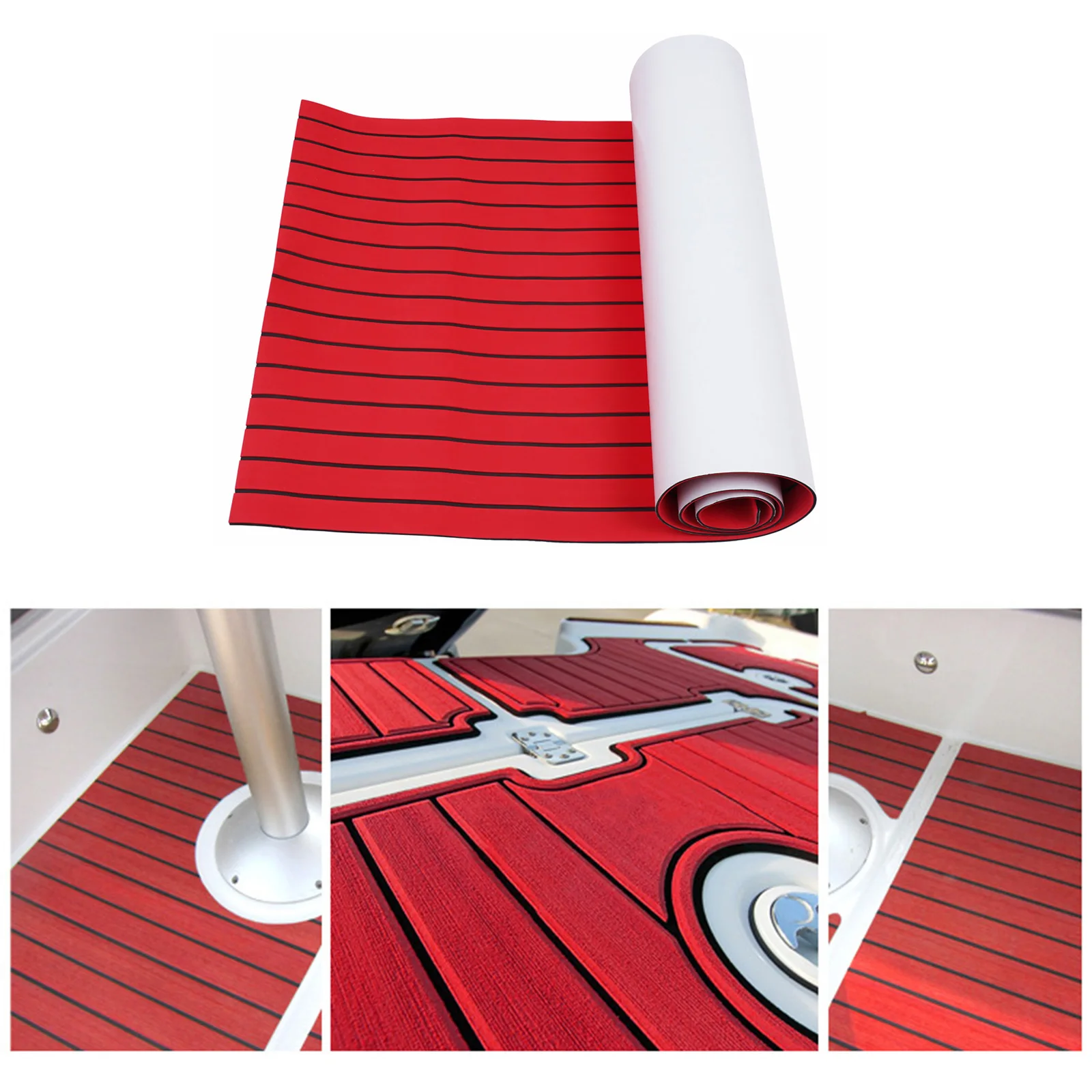 EVA Foam Marine Flooring Mat 240x90cm, Self-Adhesive Non-Slip Teak Floor Mat with Fur Surface for Boat and Home Use
EVA Foam Marine Flooring Mat 240x90cm, Self-Adhesive Non-Slip Teak Floor Mat with Fur Surface for Boat and Home Use