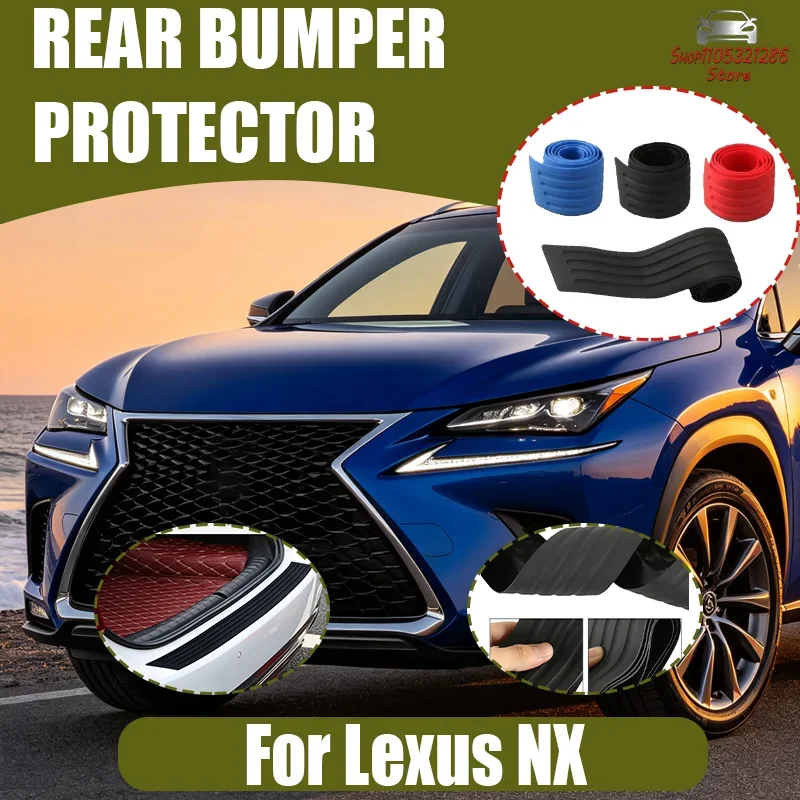 Car Trunk Door Sill Panel Protector Anti-Scratch Rear Bumper Protection Rubber Insert Liner Decorative Car Sticker for Lexus NX
Car Trunk Door Sill Panel Protector Anti-Scratch Rear Bumper Protection Rubber Insert Liner Decorative Car Sticker for Lexus NX