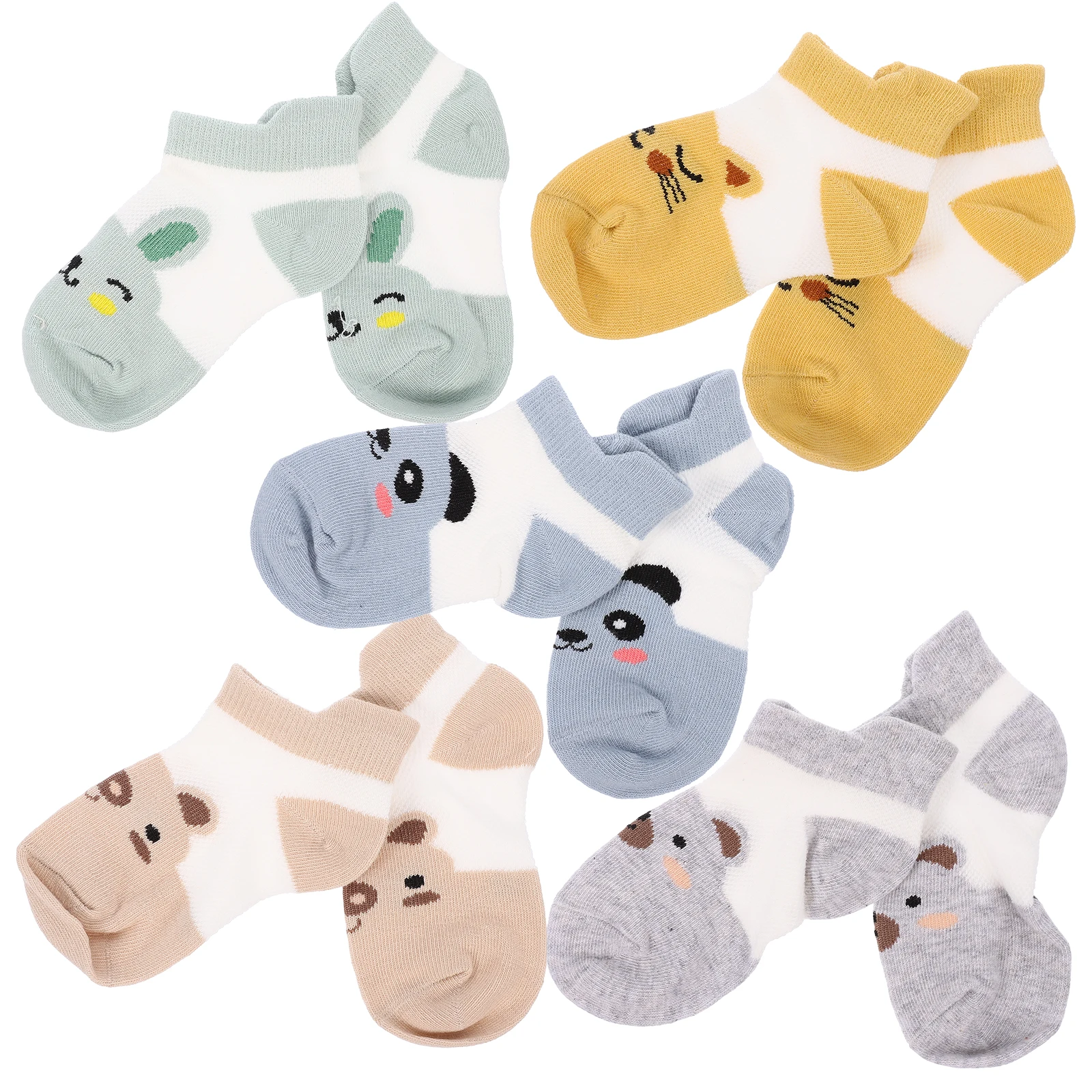 5pcs 5 Pairs Cartoon Animal Socks Kids Toddlers Baby Cotton 3-5 Years 14-16cm Feet Toddler Girl Boy Socks Cute Fun Spring Summer
5pcs 5 Pairs Cartoon Animal Socks Kids Toddlers Baby Cotton 3-5 Years 14-16cm Feet Toddler Girl Boy Socks Cute Fun Spring Summer