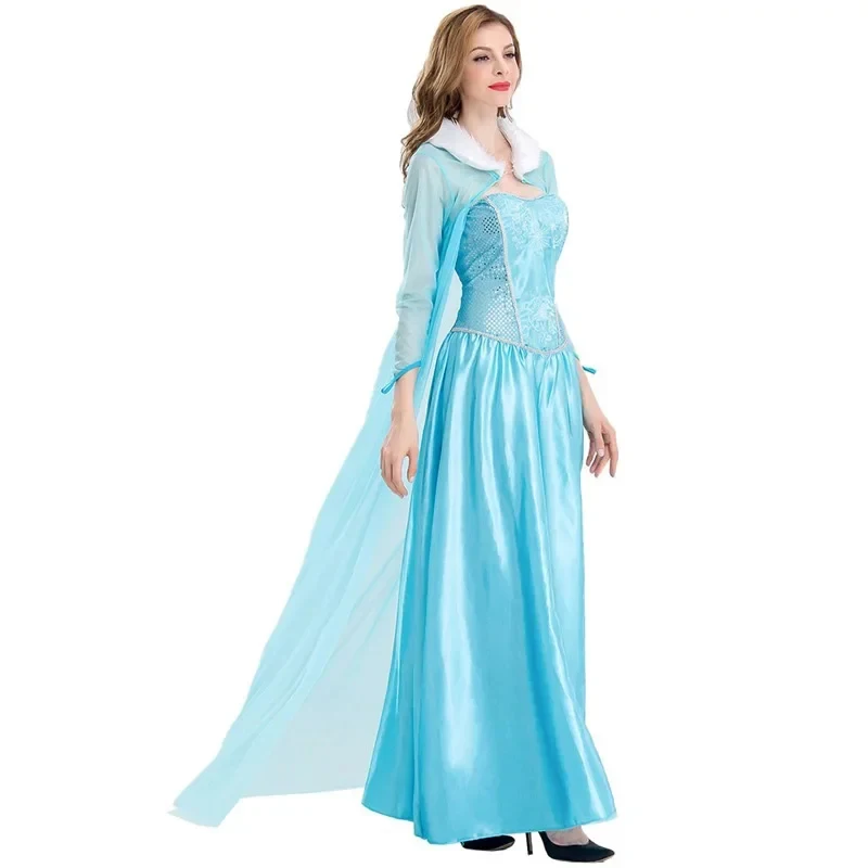 ❤2026✚Frozen Cosplay Elsa Cosplay Costume Princess Dress Cloak Elsa Adult Ice and Snow Princess Dresses Halloween Performance C◀
❤2026✚Frozen Cosplay Elsa Cosplay Costume Princess Dress Cloak Elsa Adult Ice and Snow Princess Dresses Halloween Performance C◀