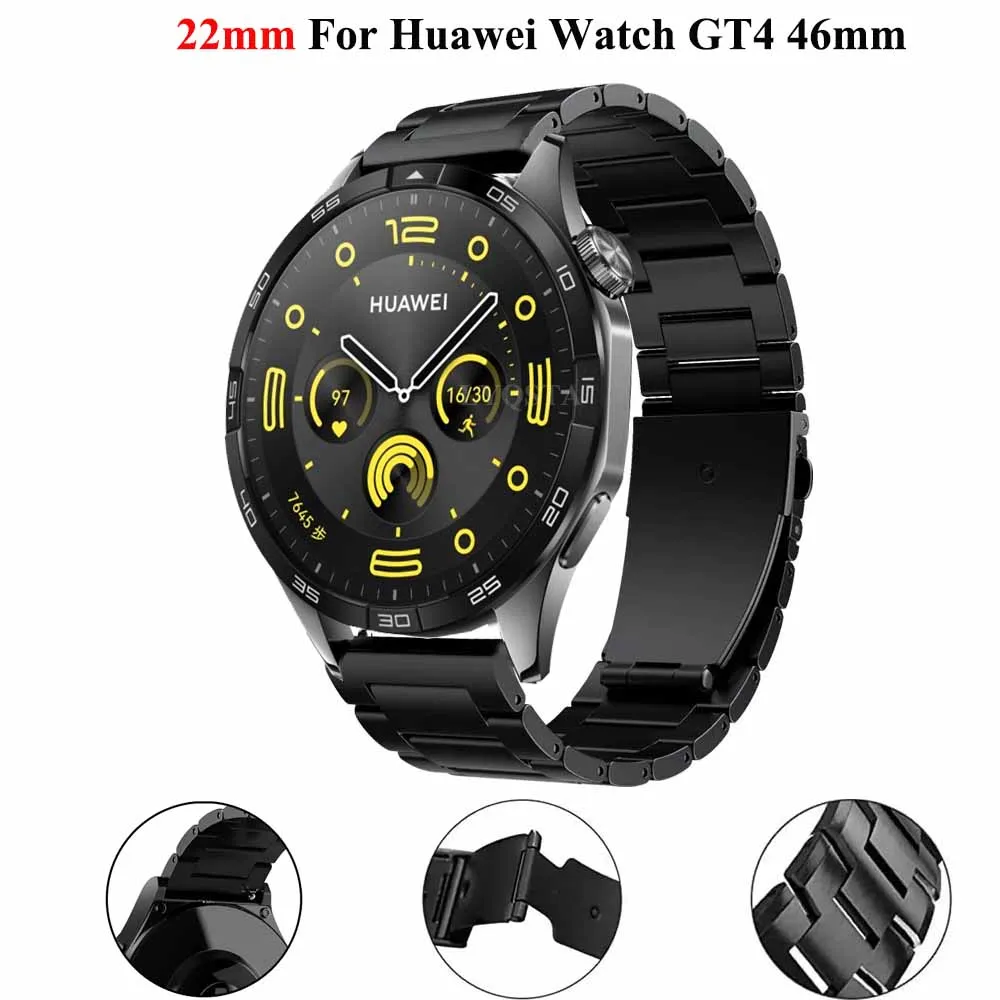 22MM Titanium Alloy Strap For HUAWEI WATCH GT 4 46mm GT3 Pro 46mm Watchband for Huawei Watch 4 Pro GT 2 Buds Band Sport Bracelet
22MM Titanium Alloy Strap For HUAWEI WATCH GT 4 46mm GT3 Pro 46mm Watchband for Huawei Watch 4 Pro GT 2 Buds Band Sport Bracelet