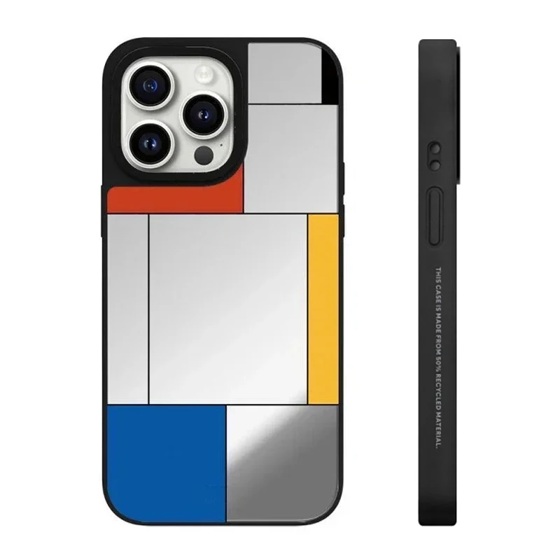 MagSafe Mirror Surface Color Block Pattern iPhone 11 12 13 14 15 16 Pro Max Protective Case
MagSafe Mirror Surface Color Block Pattern iPhone 11 12 13 14 15 16 Pro Max Protective Case