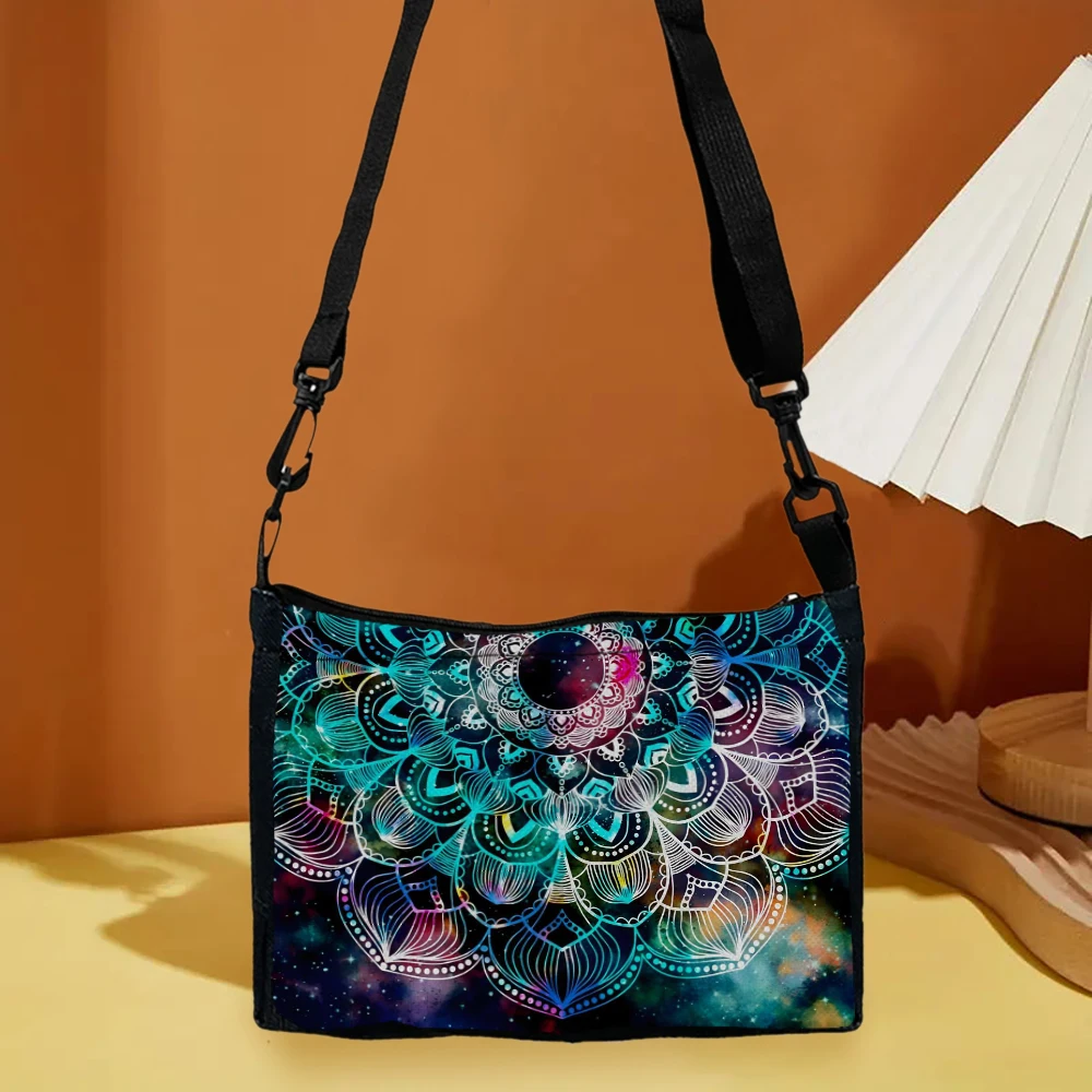 Chic Lunar Phase Floral Crossbody Bag Polyester Fabric Handbag High Quality Foldable Underarm Bag Adjustable Strap
Chic Lunar Phase Floral Crossbody Bag Polyester Fabric Handbag High Quality Foldable Underarm Bag Adjustable Strap