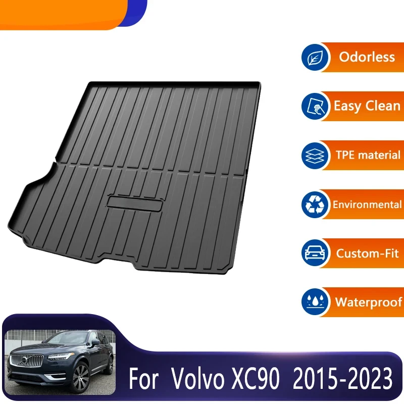 Коврик для багажника автомобиля для Volvo XC90, аксессуары 2015-2023, коврики для багажника Легкая очистка автомобиля, напольный поднос, защитные подкладки, аксессуары
Коврик для багажника автомобиля для Volvo XC90, аксессуары 2015-2023, коврики для багажника Легкая очистка автомобиля, напольный поднос, защитные подкладки, аксессуары