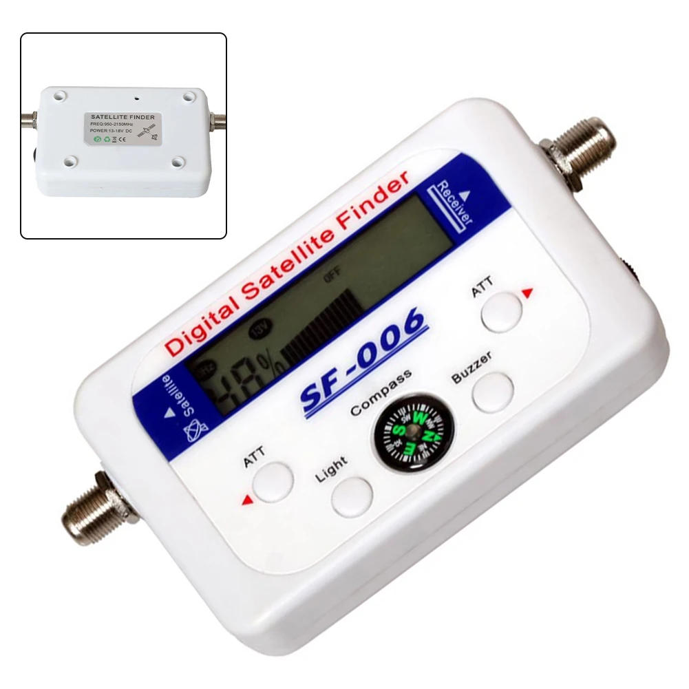 SF-006 Finder Digital Satellite Finder Satellite Setup 12.7 * 6.5 * 2.5cm Digital Satellite Signal Detector Tool
SF-006 Finder Digital Satellite Finder Satellite Setup 12.7 * 6.5 * 2.5cm Digital Satellite Signal Detector Tool