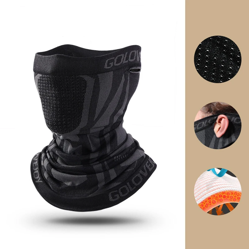 Winter Cycling Face Mask Men's Outdoor Ear-Hanging Neck Warmer Windproof Hiking Warm Skiing Motorcycle Elastic Neck Cover Sports
Winter Cycling Face Mask Men's Outdoor Ear-Hanging Neck Warmer Windproof Hiking Warm Skiing Motorcycle Elastic Neck Cover Sports