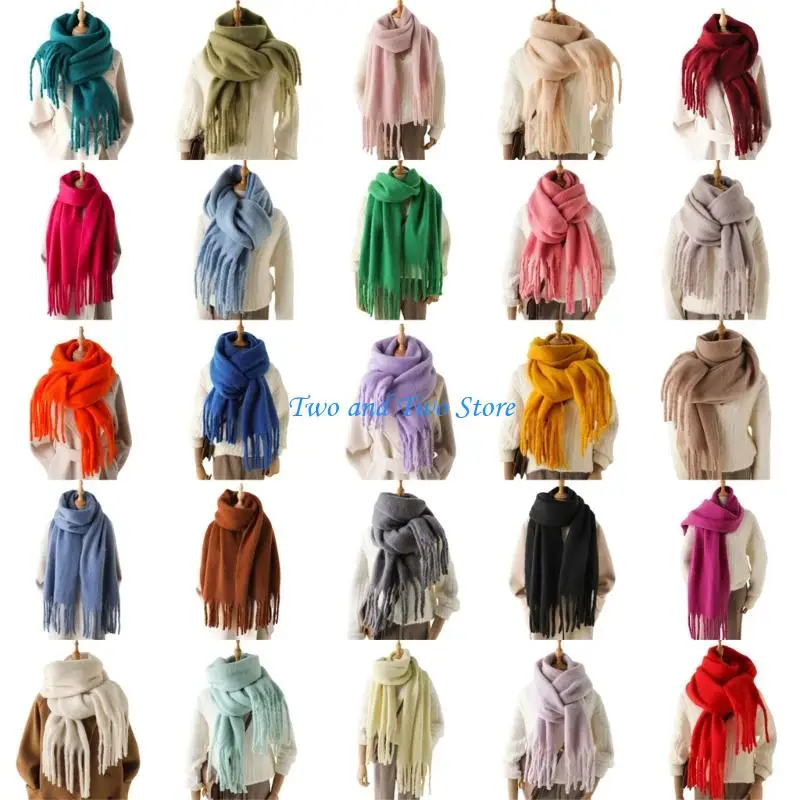 HX6F Large Size Winter Scarf Classical Color Long Muffler Feature Luxurious Fringe Detailing And Multipurpose Use 
HX6F Large Size Winter Scarf Classical Color Long Muffler Feature Luxurious Fringe Detailing And Multipurpose Use