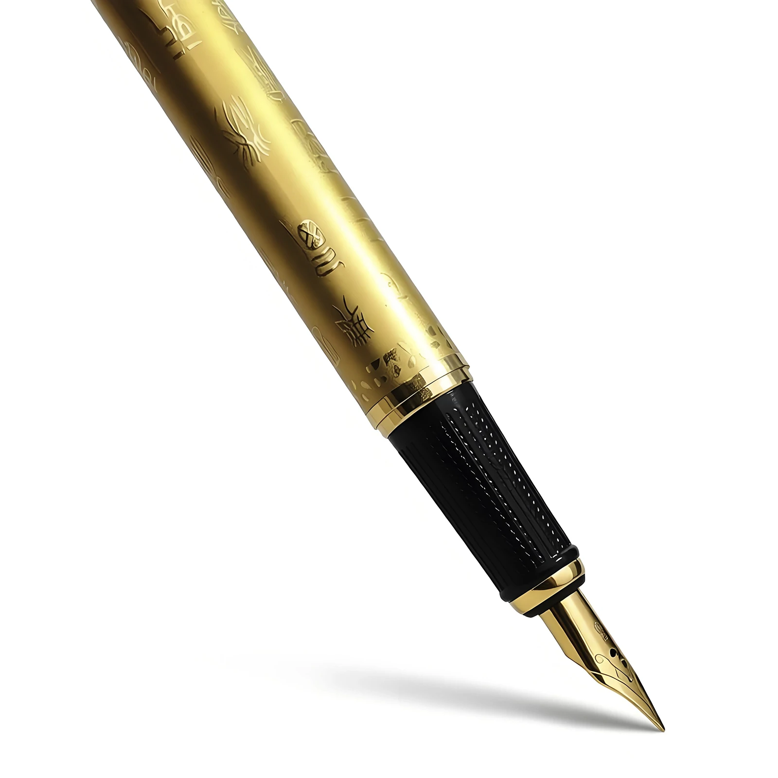 Elbow nib Fountain pen Chinese style retro writing pen Romance of the Three Kingdoms Pen Self-priming ink metal pen STATIONARY
Elbow nib Fountain pen Chinese style retro writing pen Romance of the Three Kingdoms Pen Self-priming ink metal pen STATIONARY