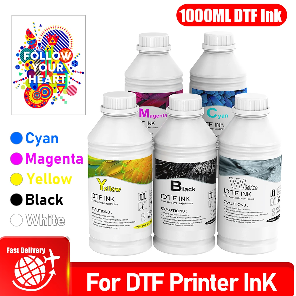 1000ML DTF Ink Direct Transfer Film Heat Transfer INK For Epson I3200 P800 L1800 1390 L800 L805 1430 3880 PET Film
1000ML DTF Ink Direct Transfer Film Heat Transfer INK For Epson I3200 P800 L1800 1390 L800 L805 1430 3880 PET Film