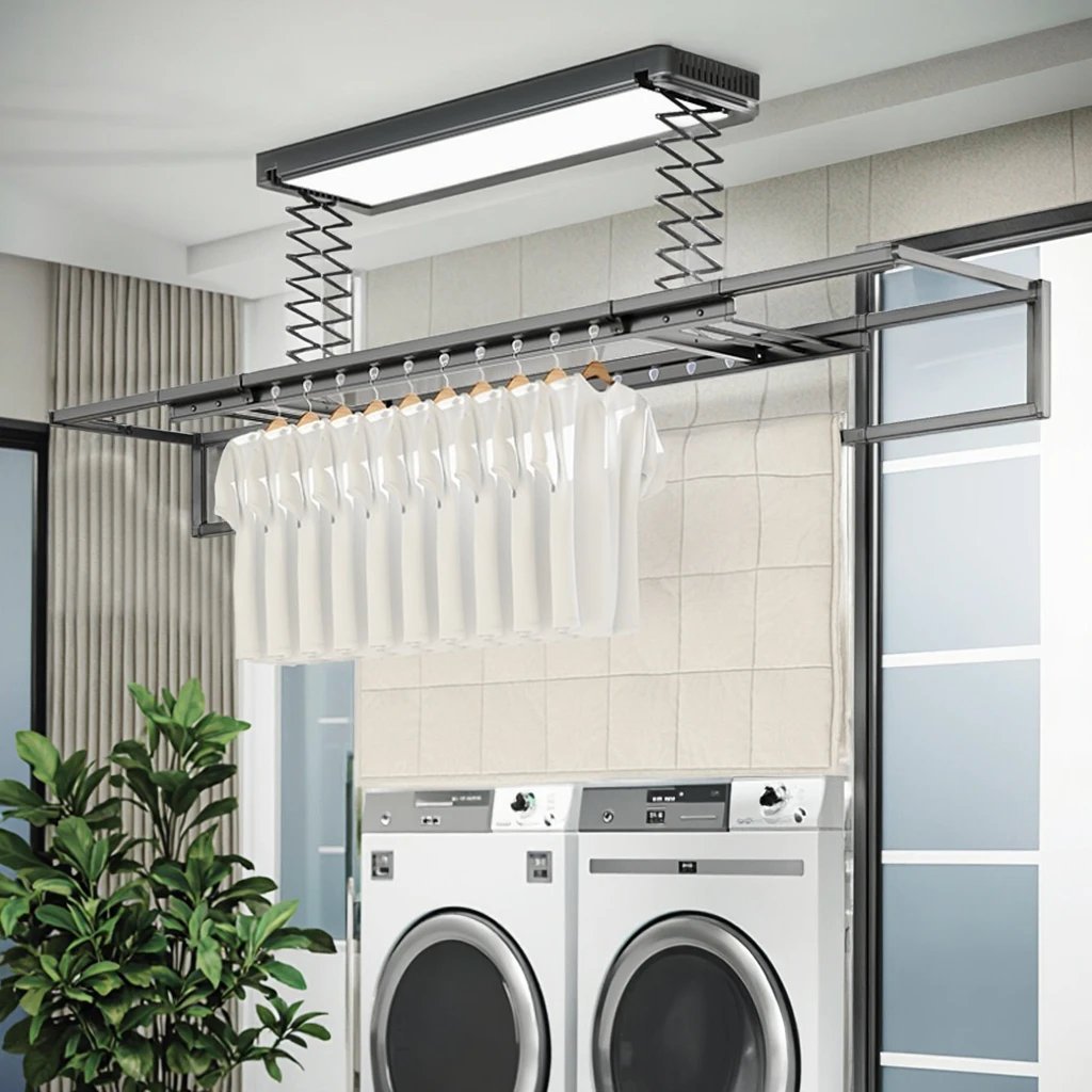 Smart Clothes Drying Rack Easy Operation Electric Drying Rack for Home Use
Smart Clothes Drying Rack Easy Operation Electric Drying Rack for Home Use