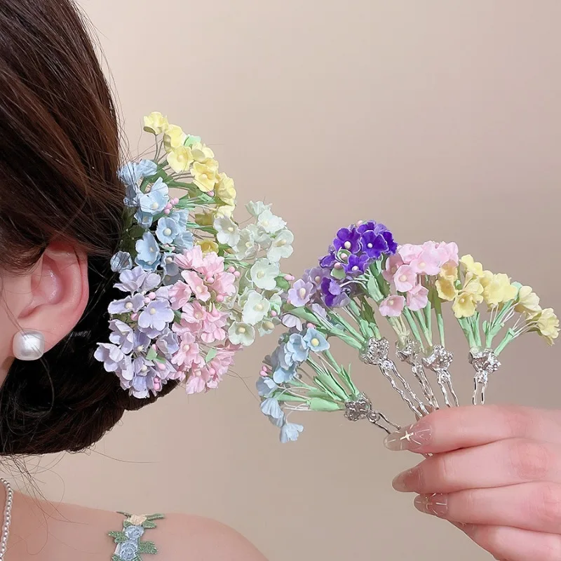 6 Colors Bohemian Artificial Hydrangea Flower Hair Claw Clip Women Floral Cluster Hair Accessories Wedding Bridal Vacation K
6 Colors Bohemian Artificial Hydrangea Flower Hair Claw Clip Women Floral Cluster Hair Accessories Wedding Bridal Vacation K