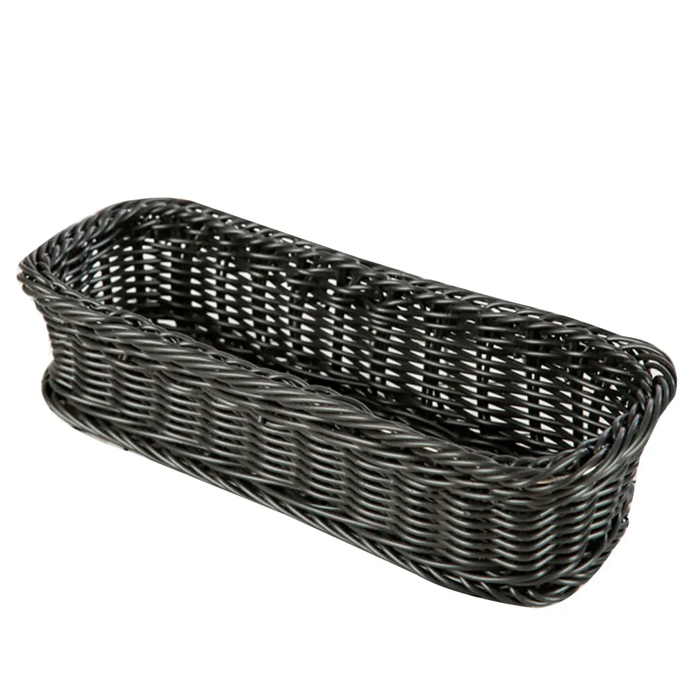 Imitation Rattan Knives and Fork Basket Rectangular Rectangle Food Baskets Pantry Kitchen Organizer Storage Utensils Woven
Imitation Rattan Knives and Fork Basket Rectangular Rectangle Food Baskets Pantry Kitchen Organizer Storage Utensils Woven