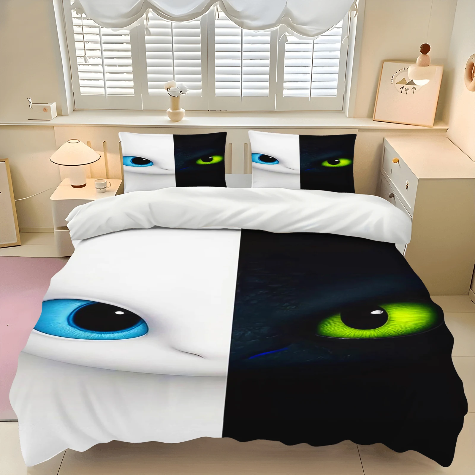 Dragon Cartoon Toothless Quilt Cover Duvet Breathable 3D Cute Printed Bedroom Comforter Warmth Polyester Bedding
Dragon Cartoon Toothless Quilt Cover Duvet Breathable 3D Cute Printed Bedroom Comforter Warmth Polyester Bedding